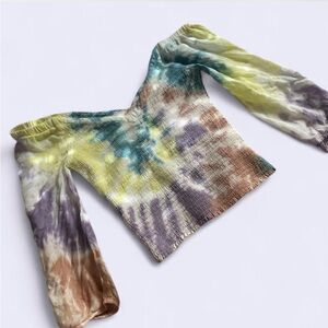 Chasor Multicolor Tie-Dye Top